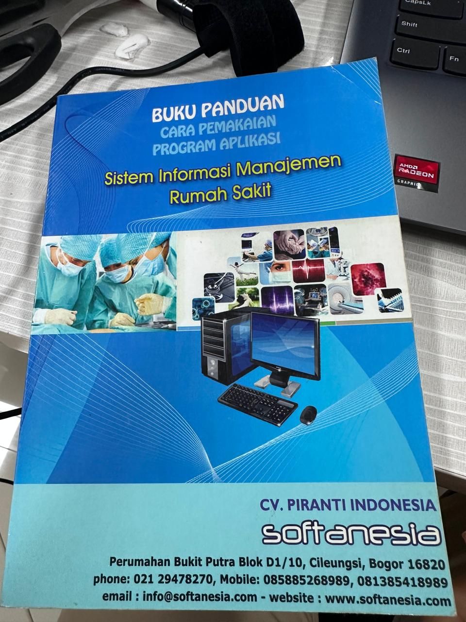 Buku Panduan Cara Pemakaian Program Aplikasi Sistem Informasi Manajemen Rumah Sakit
